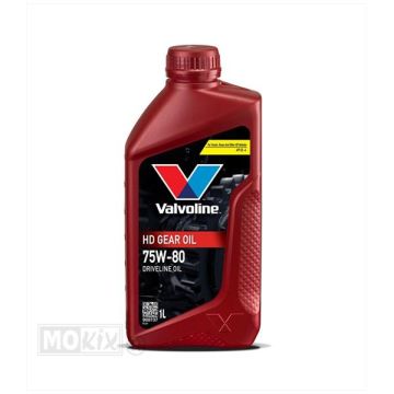 Huile pour engrenages Valvoline 75W80 HD GL-4 1Lt SW