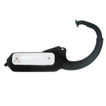 Pot d'échappement Peugeot vertical 2-temps Speedfight Silex modèle original