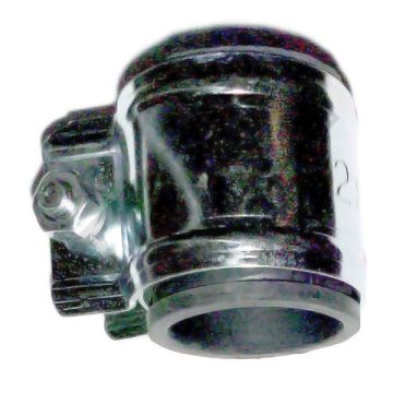 Coude de serrage d'échappement universel 28 mm avec caoutchouc