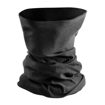 Cache-cou/Tube Lampe en polyester noire ultra légère/fine