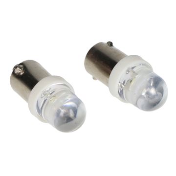 Ampoule 6V/12V BA9S LED blanche (2 pcs)