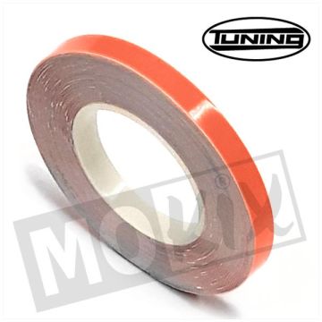 Ruban réfléchissant pour roues 7mmx9m orange fluo