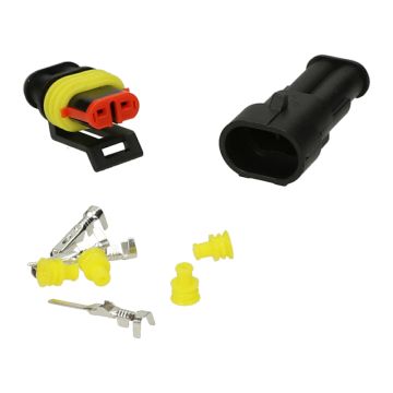Fiche de connecteur (Superseal) 2 broches WR