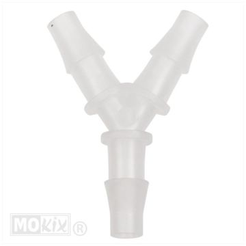 RACCORD DE TUYAU EN Y 7,9 mm TRANSPARENT (1)