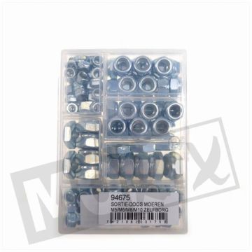 ÉCROUS DE BOÎTE DE SORTIE M5/M6/M8/M10 AUTOBLOQUANTS (140)