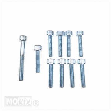 JEU DE BOULONS DE COUVERCLE DE CARTER MOTEUR MINARELLI HORZ/VERT ZINGUÉ