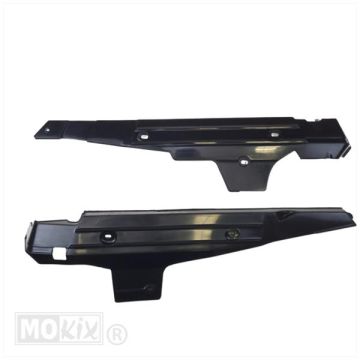 Couvercles latéraux en plastique noir Puch Maxi S