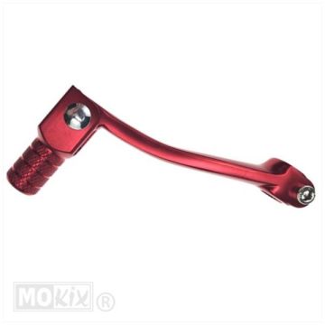 Pédale de changement de vitesse Supertec Minarelli AM6 en aluminium rouge