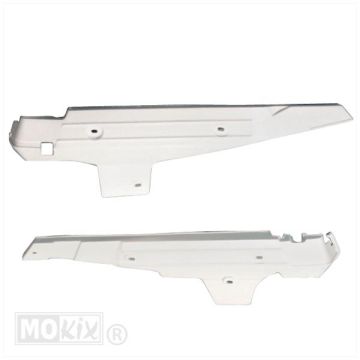 Ecran latéral/cache moteur Puch Maxi blanc gauche+droit -9609