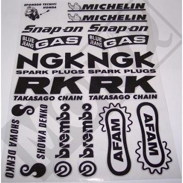 KIT SPONSOR - HONDA - NOIR
