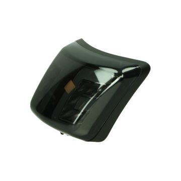Feu arrière fumé cadre/bord noir mat -Power 1- Vespa GTS 125-300/GTS Super 125-300 2014-2017 (marquage CE)