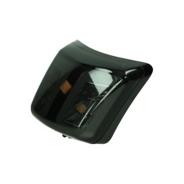 Feu arrière fumé avec clignotant Tube/bord de feu arrière noir brillant -Power 1- Vespa GTS 125-300/GTS Super 125-300 2014-2017 (marquage CE)