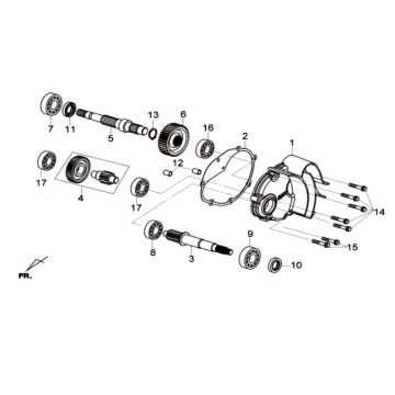 Arbres de transmission Sym Joymax 125I ABS