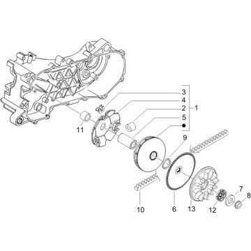 Variateur Vespa Primavera 2 temps
