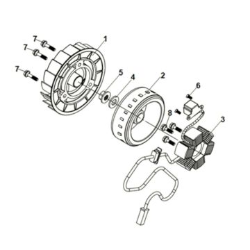 AC gen. assy Sym Symphony ST 125i LC E5