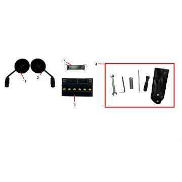 Rétroviseurs batterie Senzo RivaLux S 4 temps