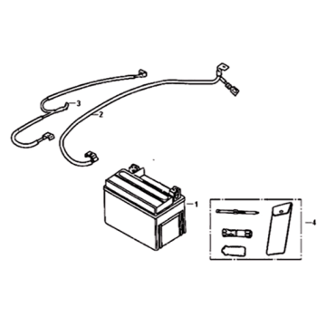 Batterie - Trousse à outils Sym Symphony ST 200i 4T LC