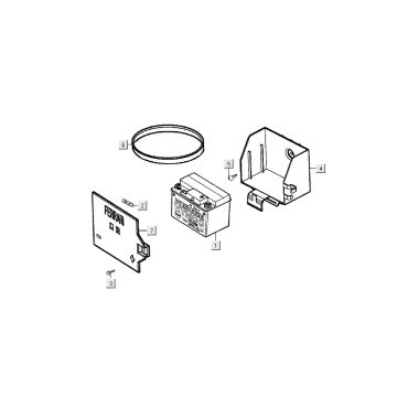 Batterie Kymco Filly 50 4T AC argent