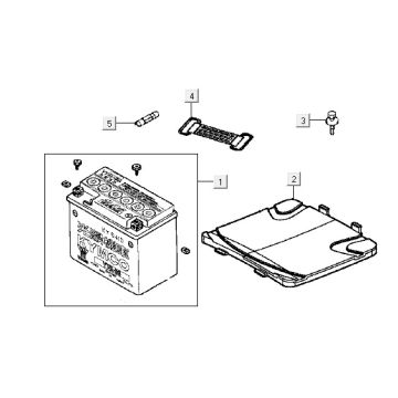 Batterie Kymco Vitality 2T AC Sport Stream