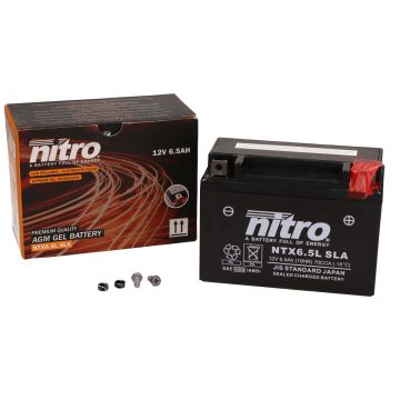 Batterie au gel sans entretien NTX6.5L-BS Nitro