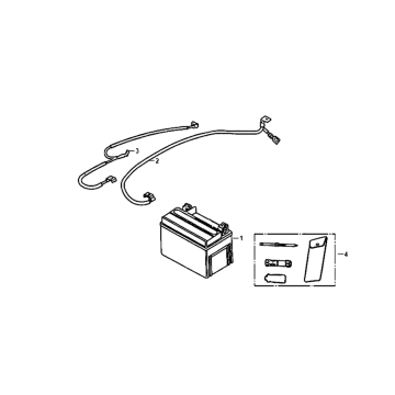 Batterie - Trousse à outils Sym Jet 14 50 4T AC