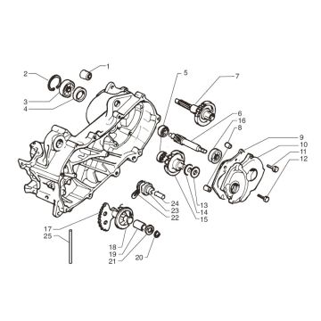 Essieu arrière Beta Ark-k AC racing 2006 2 temps