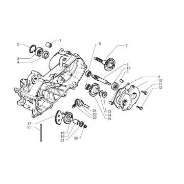 Essieu arrière Beta Ark-K LC bleu 2004 2 temps