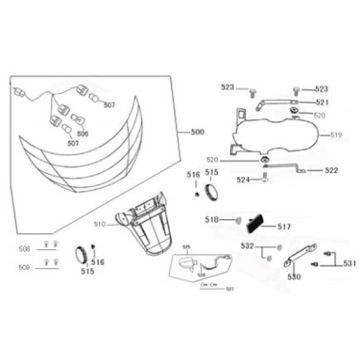 Feu arrière BTC Streetline noir