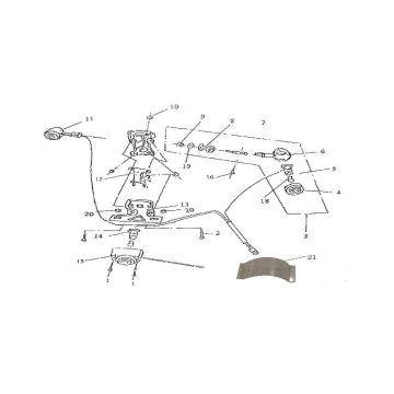Feu arrière - Clignotants arrière Pronto Amaro 125 4T AC