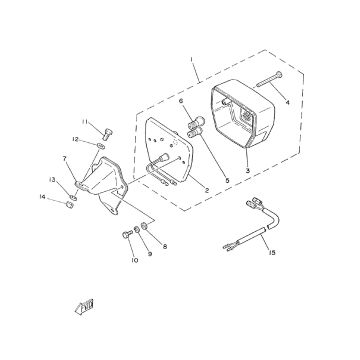Feu arrière Yamaha FS1