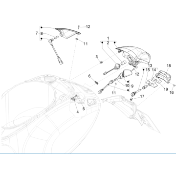 Career Feux Vespa Electric 45 km/h E5 2021 (EMEA)