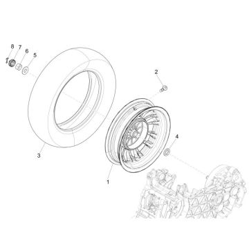 Parcours Vespa Sprint 4 fois 3 soupes (Euro4 Injection IGET)