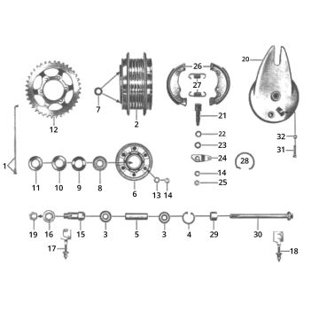 Modèle d'itinéraire Zundapp GTS 50 517-40L5
