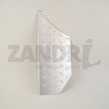 Marchepied en aluminium - repose-pieds - plaque de déchirure gauche 50QT-E1-050212