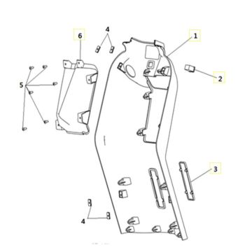 Protège-jambes Goccia GEV2000-Beenschild Goccia GEV2000