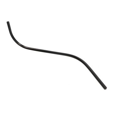 Protège-jambes Vespa Lxv à rayures décoratives, Vespa Lxv/Vespa S gauche, noir