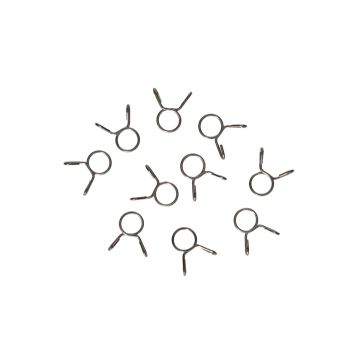Chaînede serrage pour tuyau de carburant Mickey clip 10mm 10 pièces