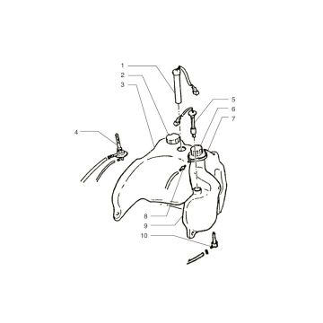 Réservoir d'essence Beta Ark-k AC one 2010 2 temps 25