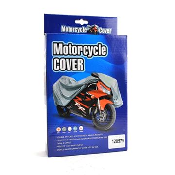 Housse de protection pour scooter/cyclomoteur argent