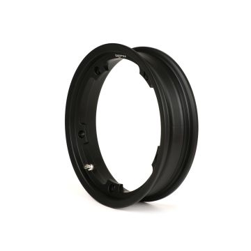 Jante BGM Pro tubeless 2,10-10 pouces aluminium Vespa (type PX) Vespa Smallframe V50,50N,Special,PV,ET3,PK50-125 (S/XL/XL2),Largeframe PX,T5,Sprint,Rally,GT /GTR, LML Star, Deluxe noir