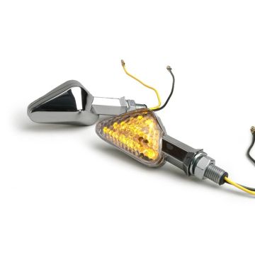Clignotants Triangle LED universel chrome
