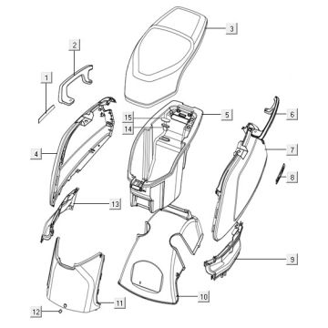 Capots arrière Niu noir mat N1S