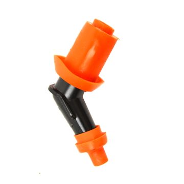 BOUCHON DE BOUGIE CHINE 4T GY6+CAOUTCHOUC ORANGE