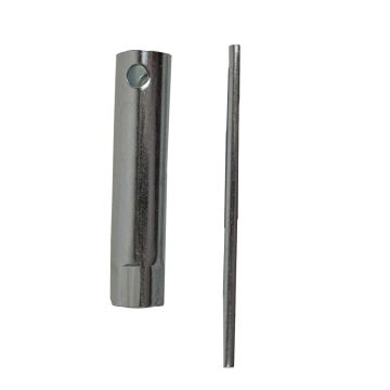 Clé à bougie 16 mm 100 mm de long