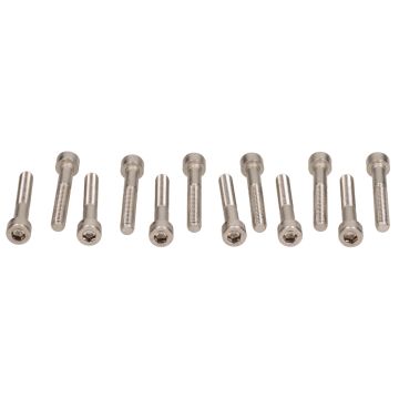 Boulon hexagonal m6x40mm en acier inoxydable 12pcs