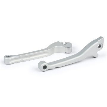 Levier de frein avec levier d'embrayage (jeu) Frein à disque CNC BGM Pro (HENG TONG) Vespa PX (2004->) argent mat ABE