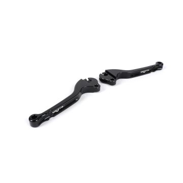 Levier de frein avec levier d'embrayage (jeu) Frein à tambour CNC BGM Pro Vespa Largeframe 1957-1998 PX,T5,Sprint,Rally,GT,GTR,TS,VNA,VNB,VBB,VBA,GS,SS180,Smallframe 1963 1989 V50,50N ,V90, PV125,ET3,PK S,PK XL1 Noir ABE