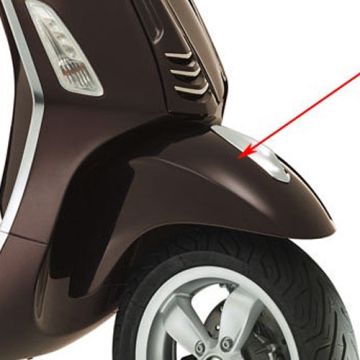 Garde boue avant Vespa Primavera marron 129/a original 1b00947000md