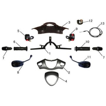 BTC Bellagio (12 pouces) 20 brun chocolat