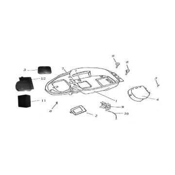 Coffre à casque Pronto Amaro 125 4T AC